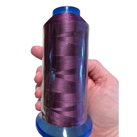 Selric Purple Leather Sewing Thread 1500 Yards‎ Polyester Embroidery - Picture 1 of 3